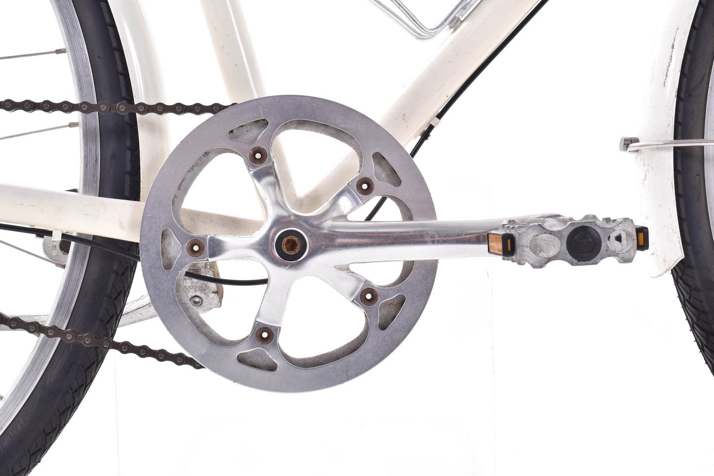 USED Linus Roadster 8 Steel Cruiser Townie White