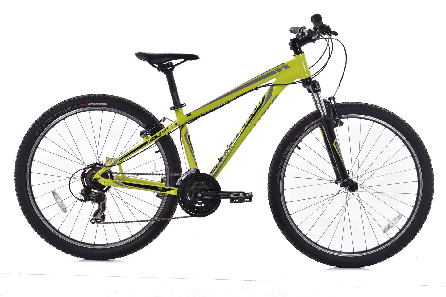 USED Specialized Hardrock V 650B Hardtail Mountain Bike Small 3x7 speed Hi-Vis Yellow
