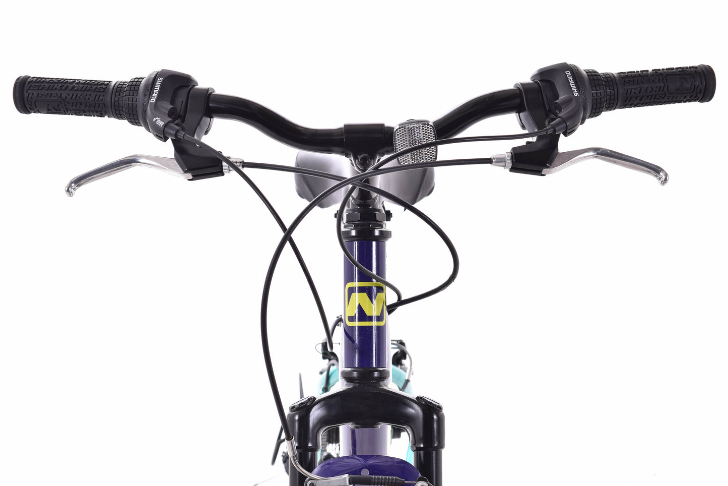 USED Nishiki Pueblo 24" Kids Mountain Bike Purple Turquoise