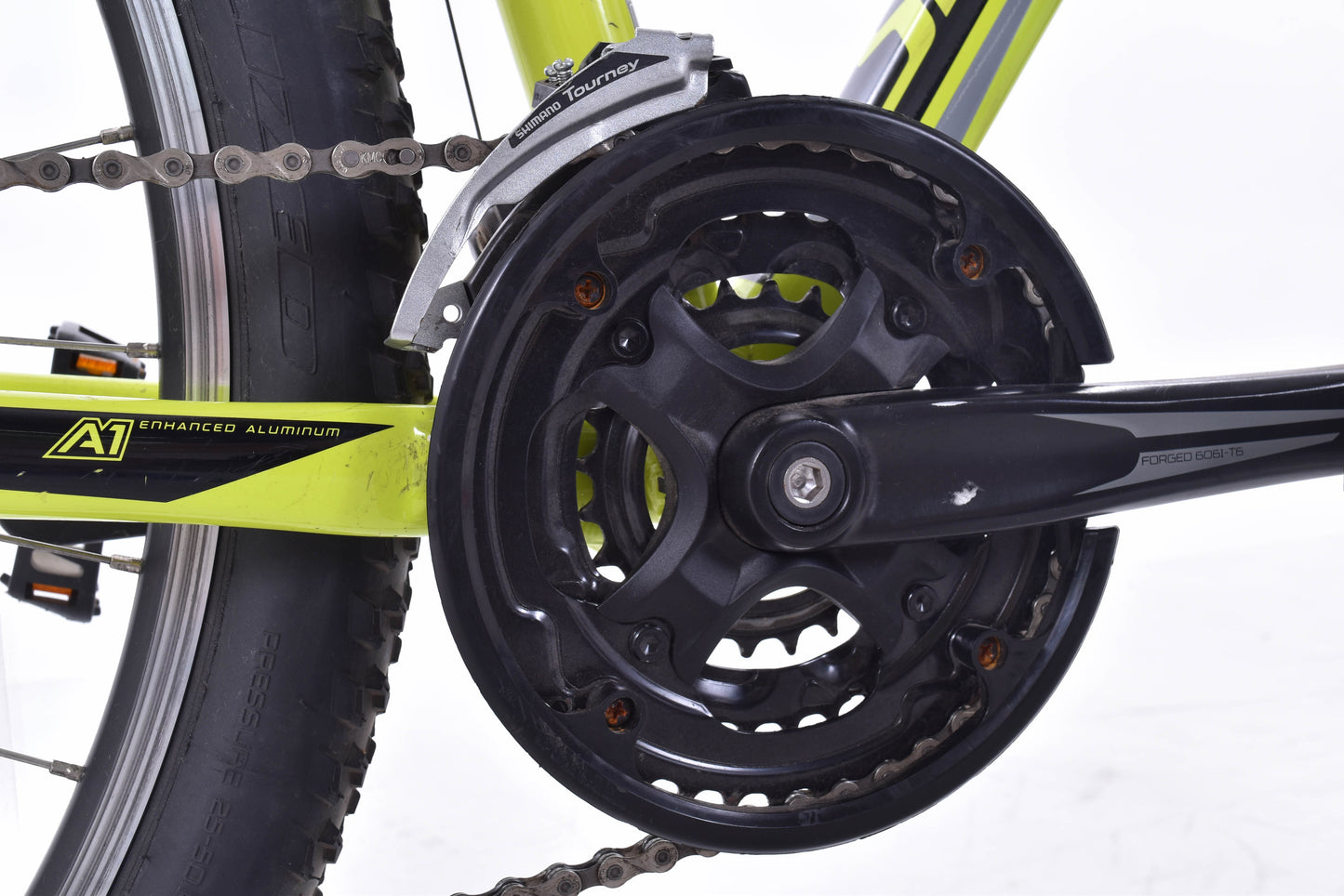 USED Specialized Hardrock V 650B Hardtail Mountain Bike Small 3x7 speed Hi-Vis Yellow