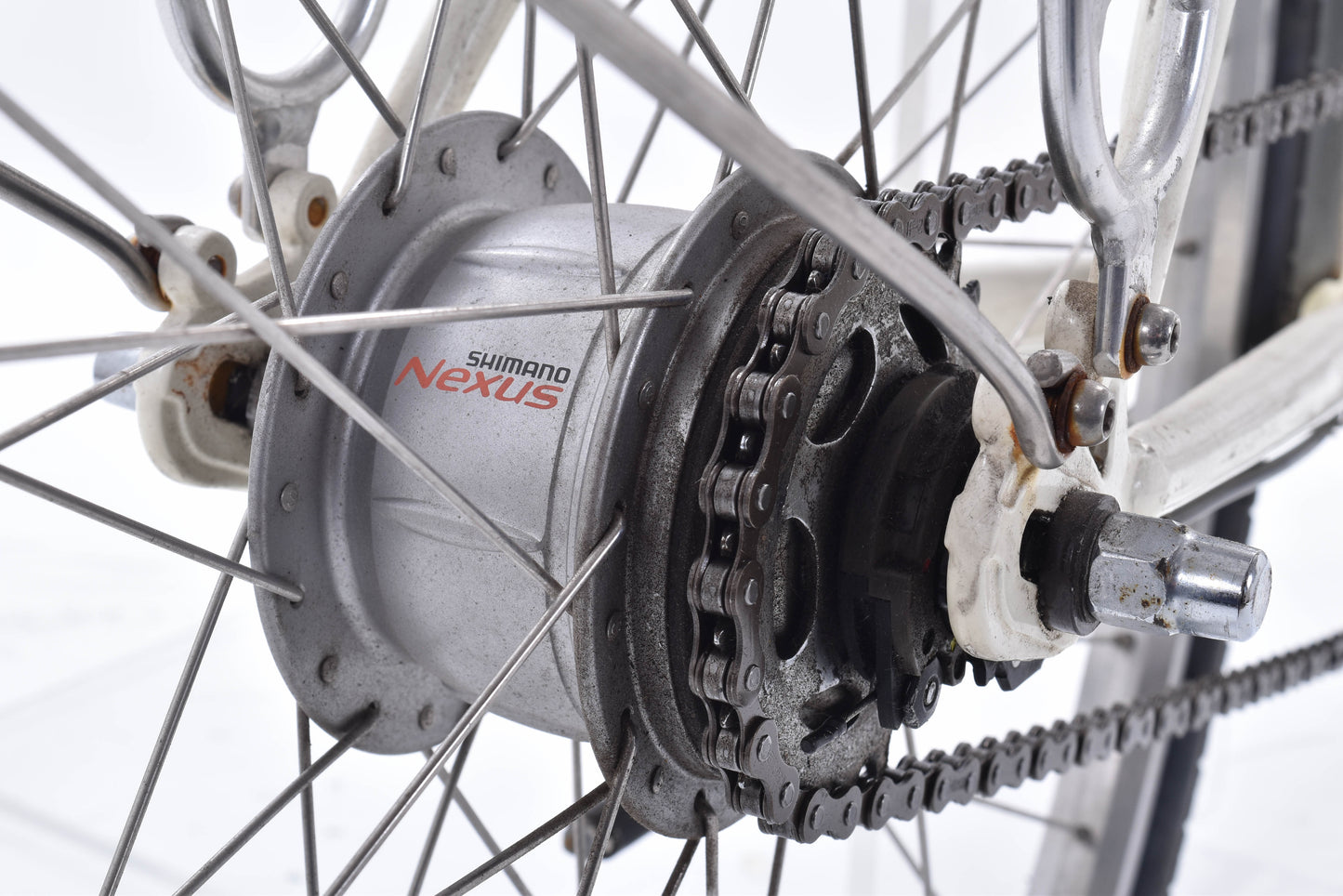 USED Linus Roadster 8 Steel Cruiser Townie White