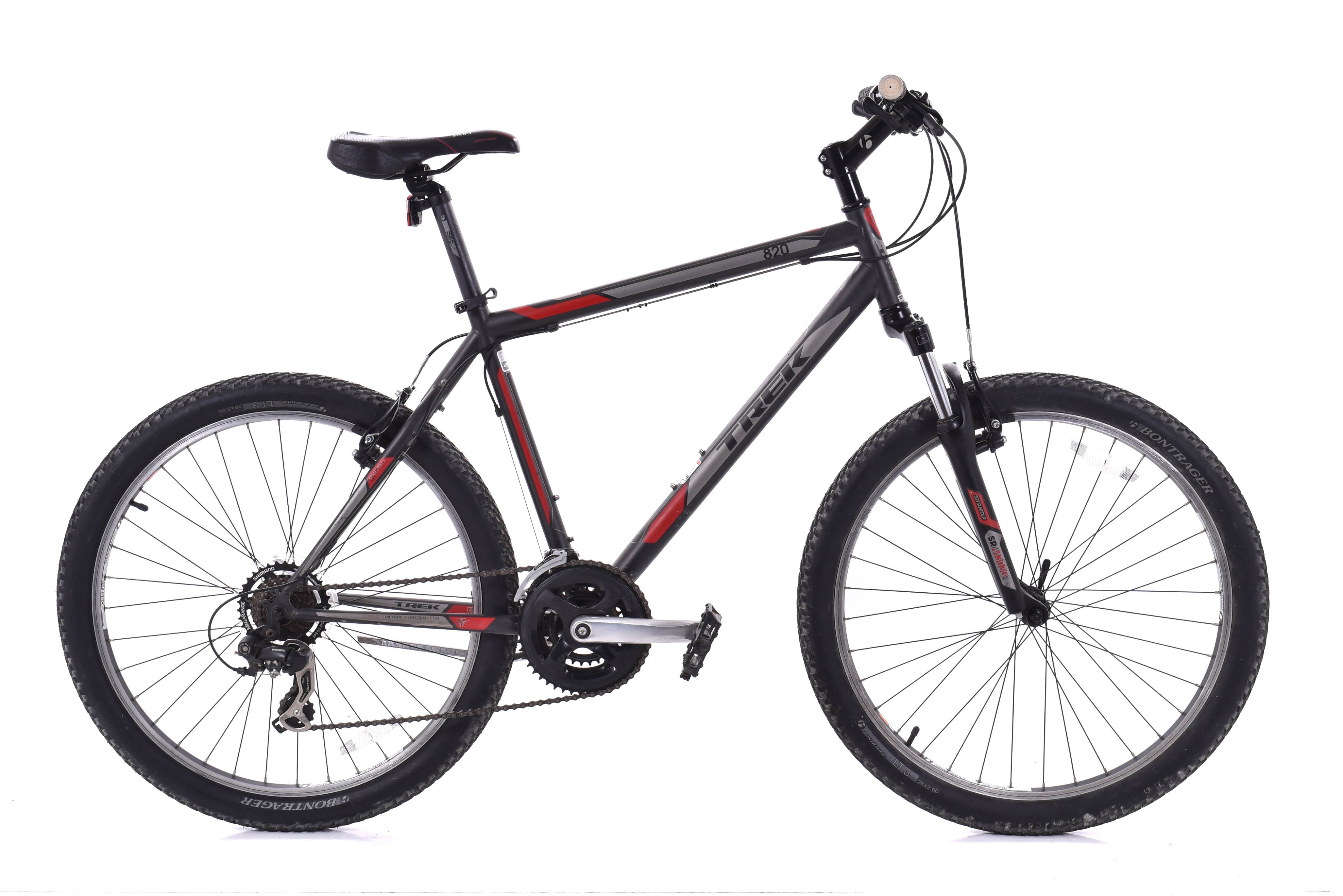 USED Trek 820 Large Steel Mountain Bike 3x7 speed 26