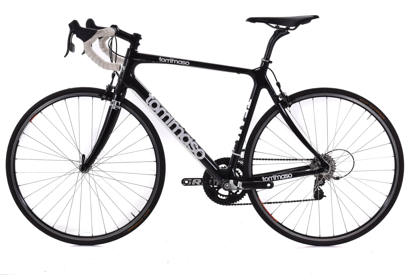 USED Tommaso Team Carbon Road Bike Large SRAM Red Force 2x10 speed