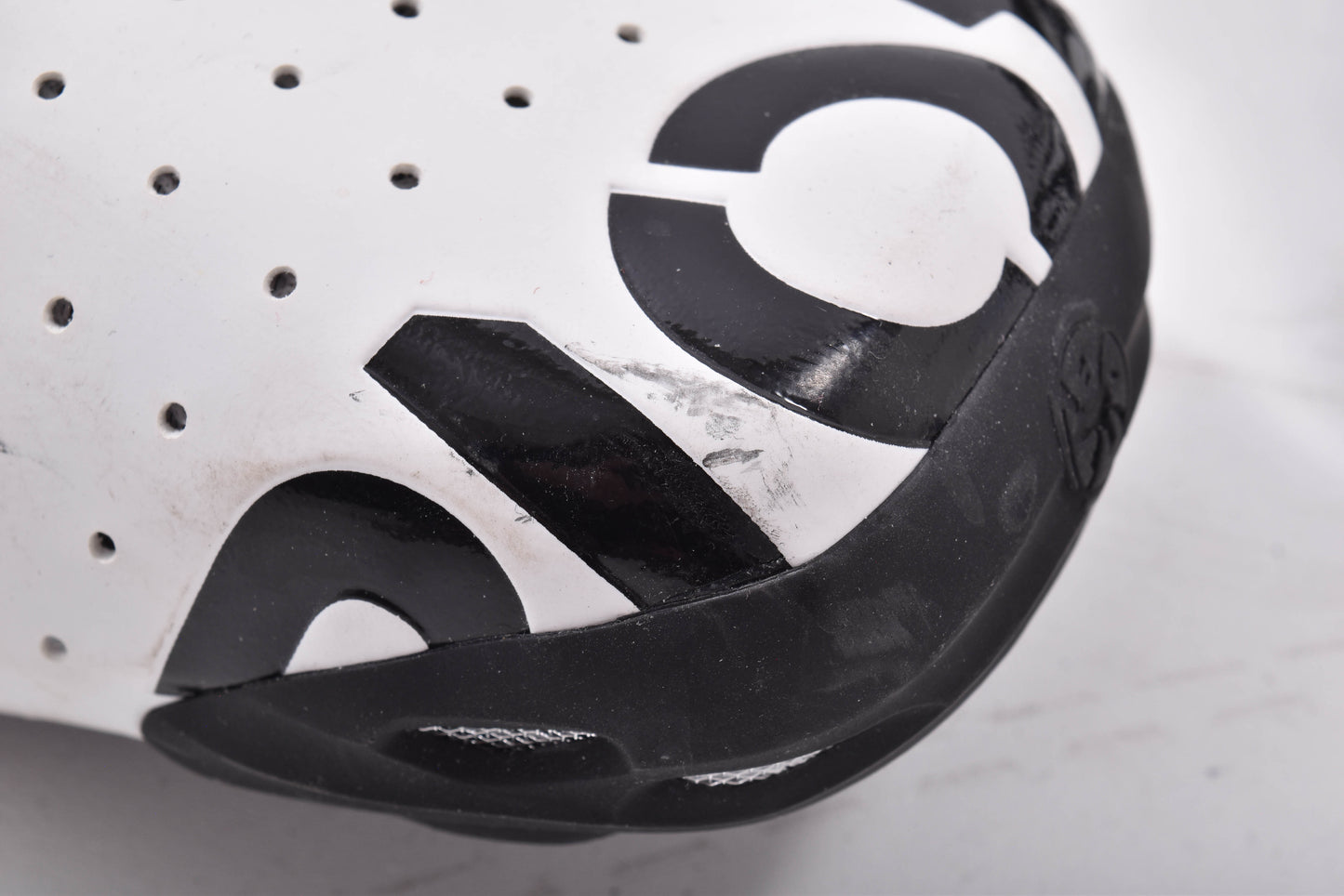 USED BONT Riot+ EU45 Wide Fit Road Cycling Shoes Carbon Sole White/Black