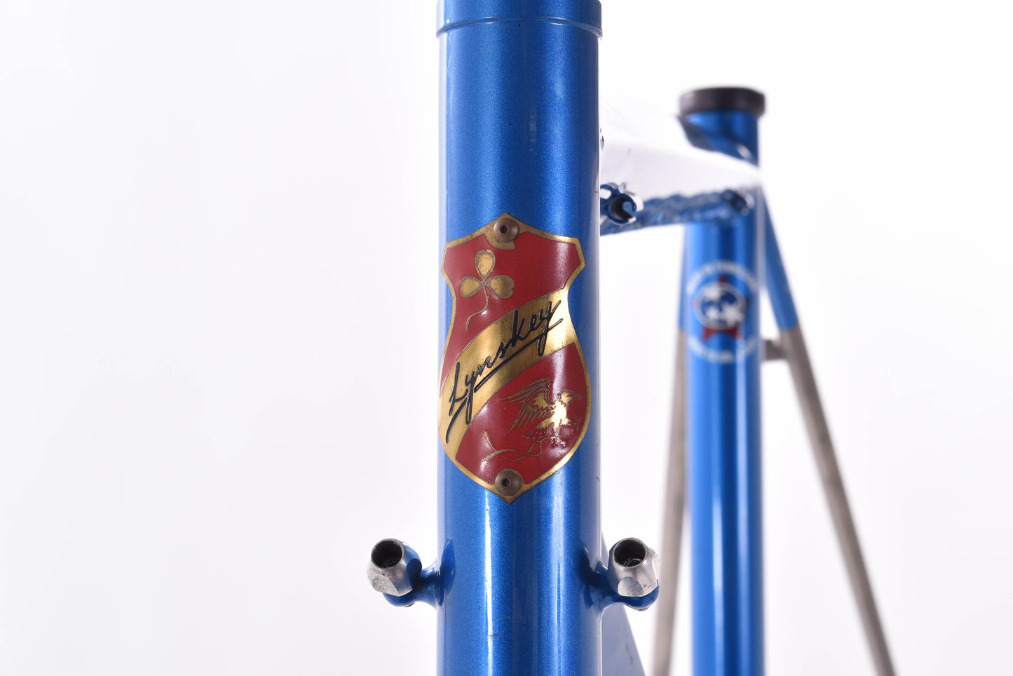 USED Lynskey Titanium Road Bike Frame Medium Rim Brake Blue Ti
