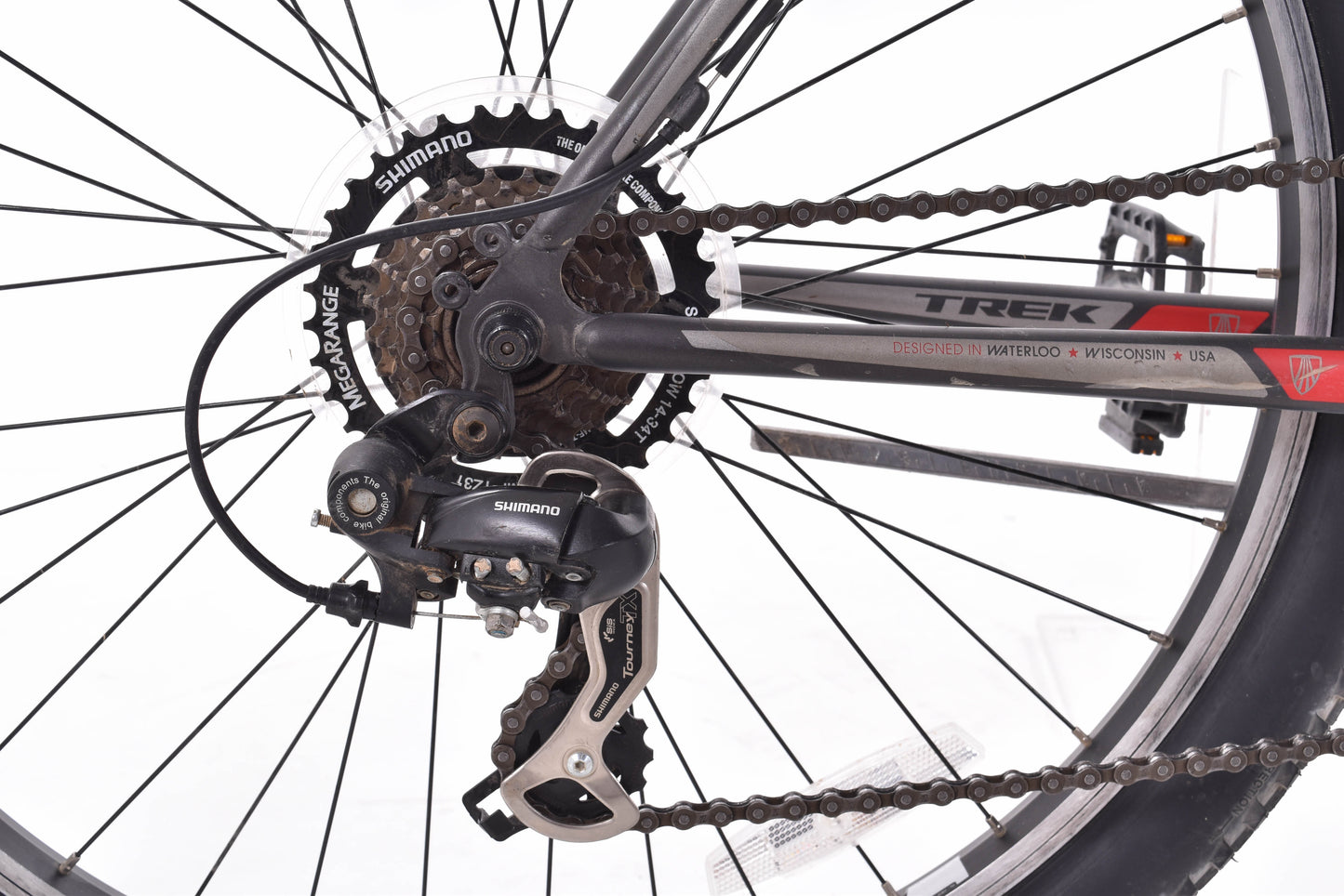 USED Trek 820 Large Steel Mountain Bike 3x7 speed 26" Wheels