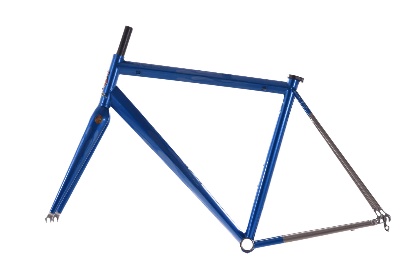 USED Lynskey Titanium Road Bike Frame Medium Rim Brake Blue Ti