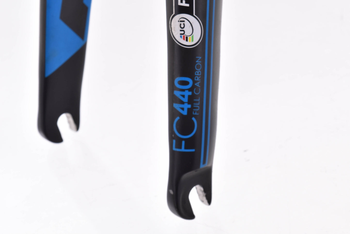USED 2016 Fuji Transonic 2.5 LE 52cm Carbon Road Bike Frameset w/ Brakes Cockpit Black / Blue