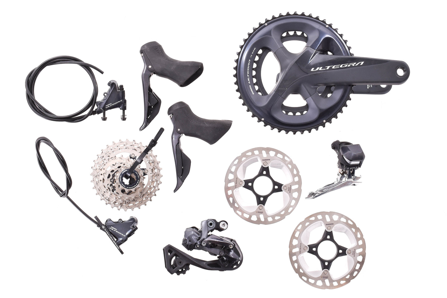 NEW take off Shimano Ultegra Di2 R8070 2x11 speed Electronic Groupset 170mm 50/34T Crank