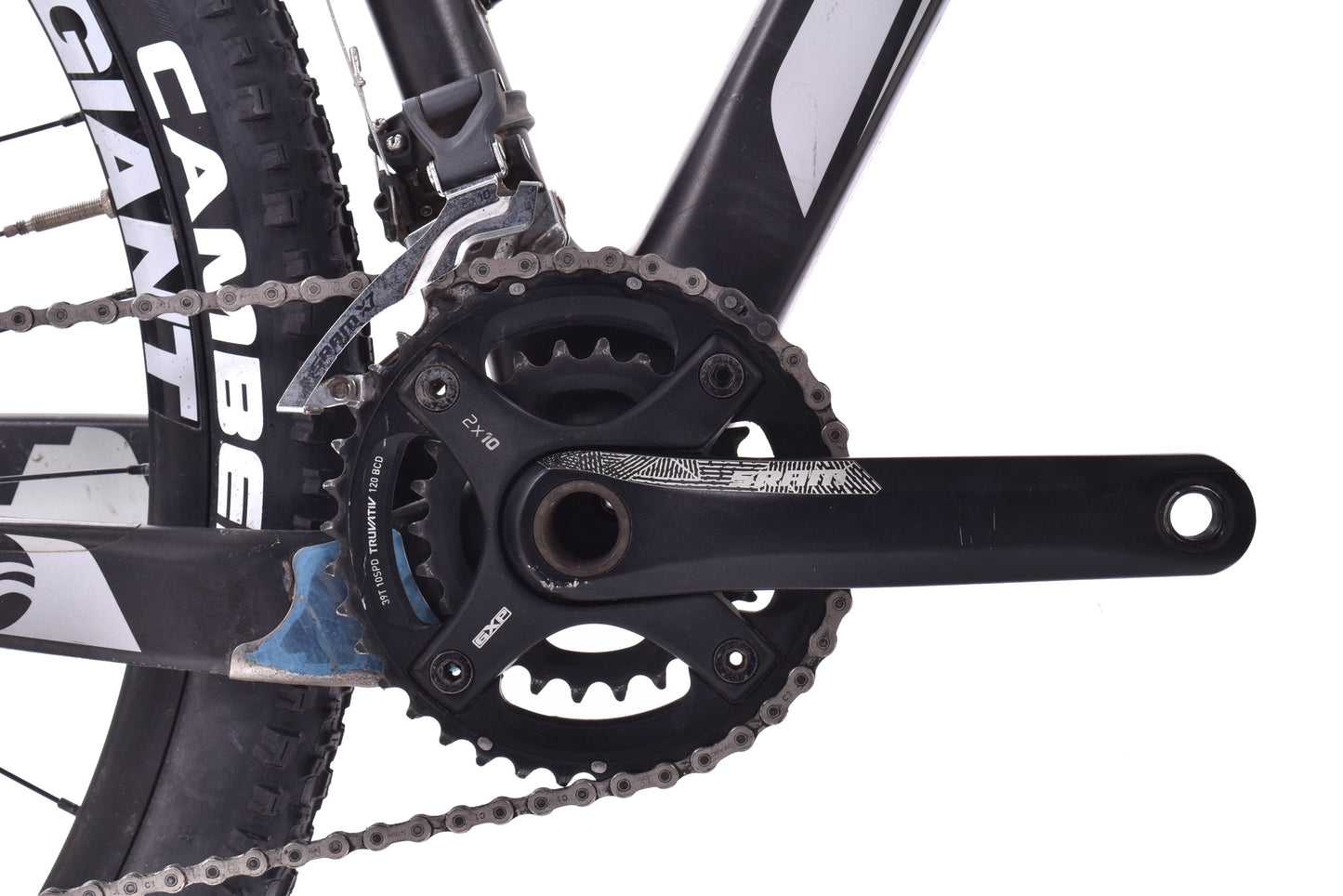 USED Giant XTC 2 Carbon Hardtail Mountain Bike Medium 29" SRAM Avid Fox