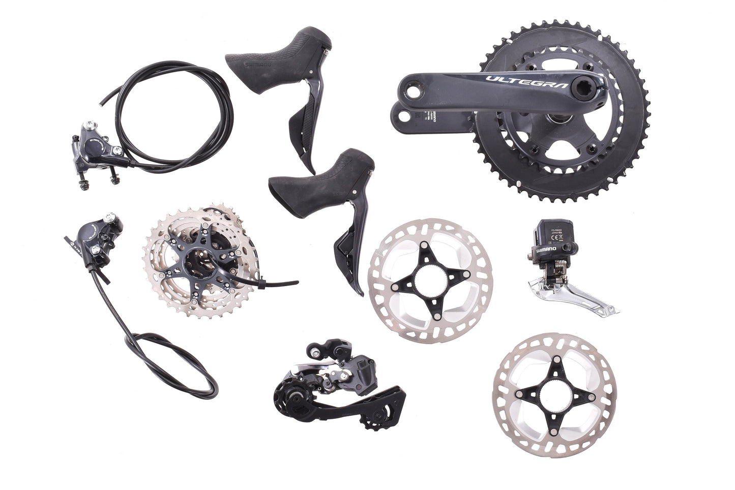 NEW take off Shimano Ultegra Di2 R8070 2x11 speed Electronic Groupset 170mm 50/34T Crank