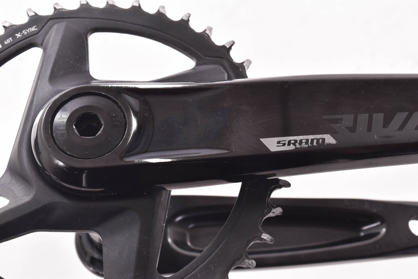 USED SRAM Rival AXS XPLR D1 Partial Groupset 10-44T XG-1251 Cassette XDR Driver 175mm 40T 1x Wide Crankset