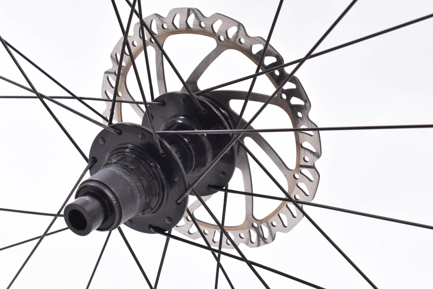 USED 700C Gravel Wheelset 12mm Thru Axle Wheelset 6 bolt Disc XDR Driver