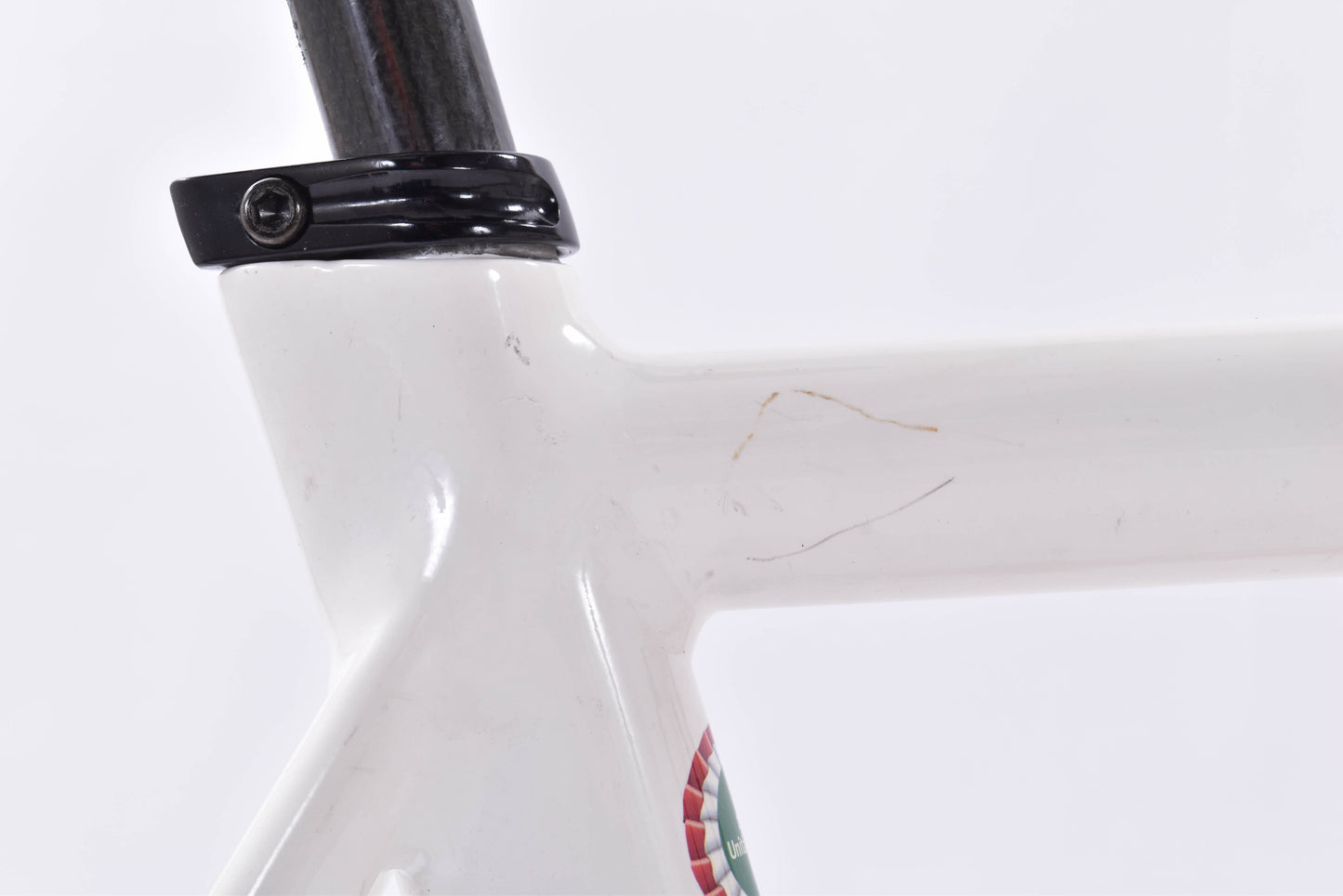 USED Bianchi Super Pista 55cm Track Bike White/Red/Green