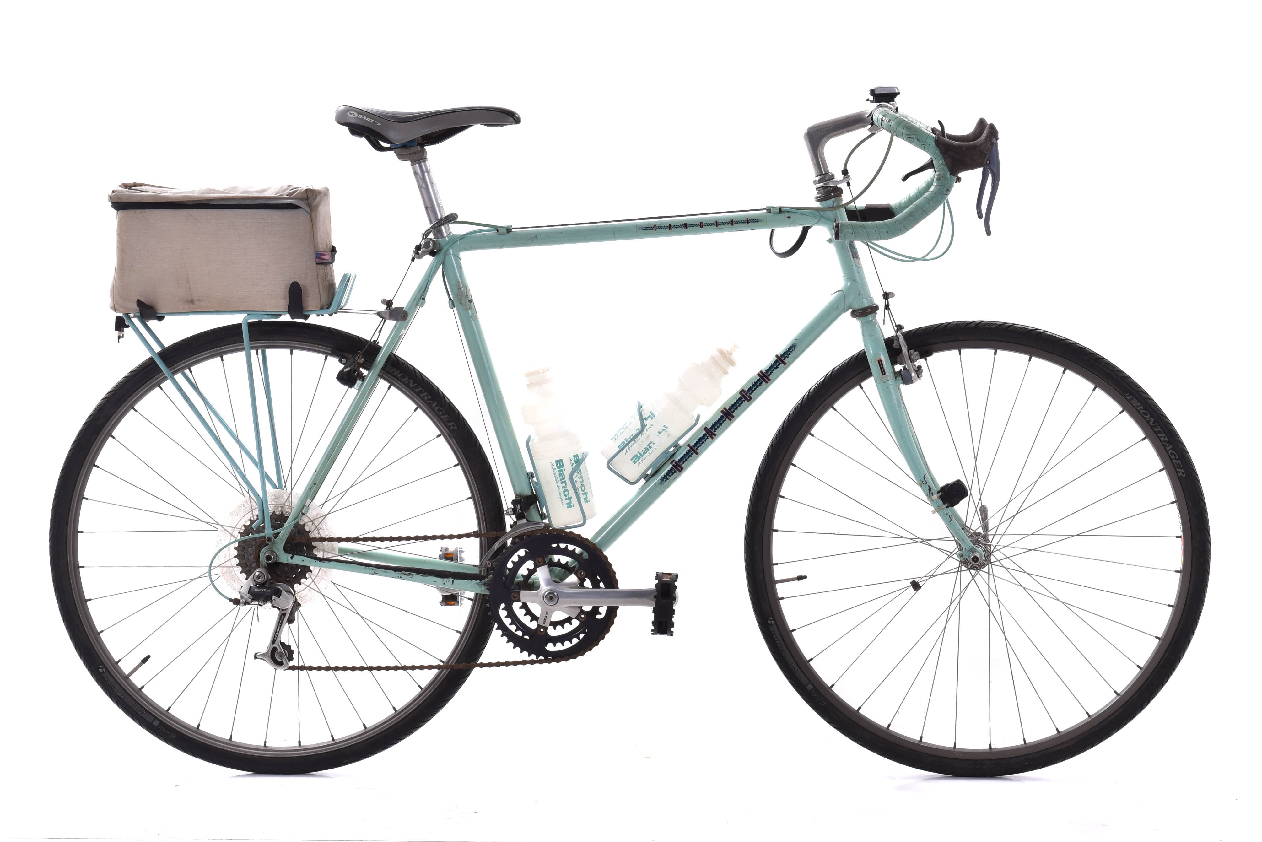 USED Vintage Bianchi Tangent Lugged Steel Touring Bike Suntour XC Comp