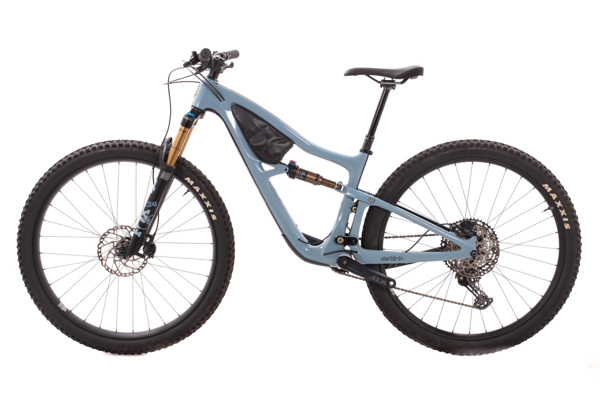 USED 2022 Ibis Ripley V4 Medium Carbon Full Suspension MTB Shimano SLX 1x12 Blue Steel Fox Factory