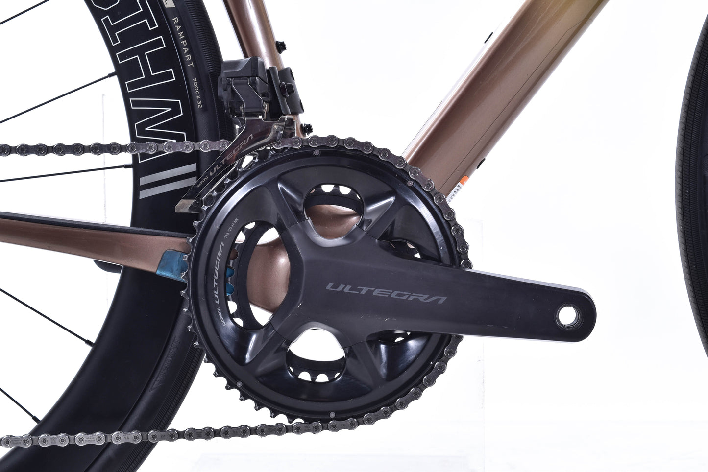 USED Salsa Warroad C Ultegra Di2 Road Bike - Carbon, Gold Fade, 54.5cm, Whisky, DT Swiss 350