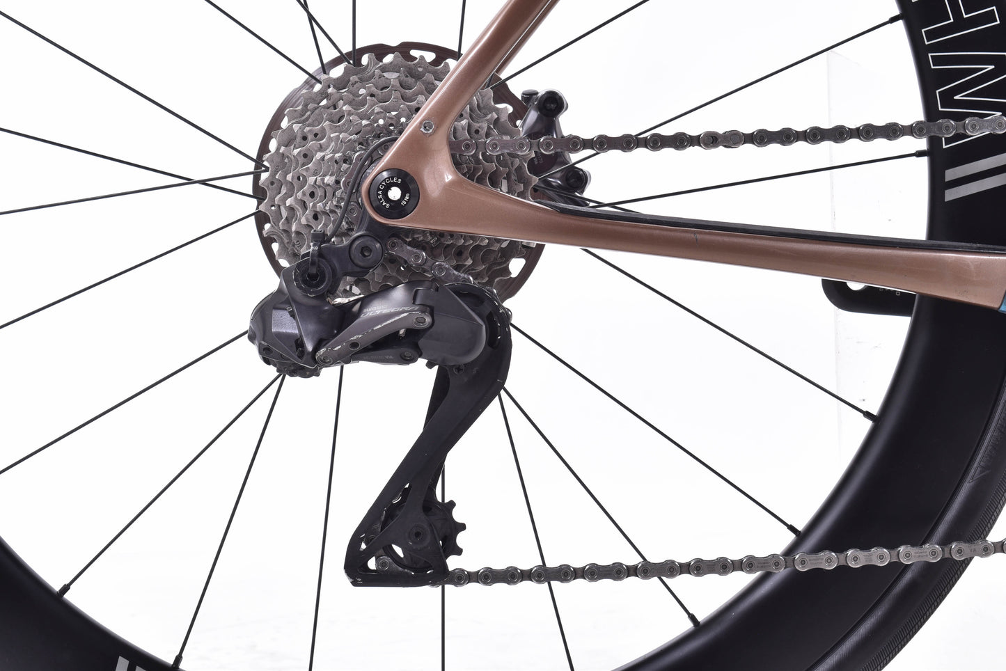 USED Salsa Warroad C Ultegra Di2 Road Bike - Carbon, Gold Fade, 54.5cm, Whisky, DT Swiss 350