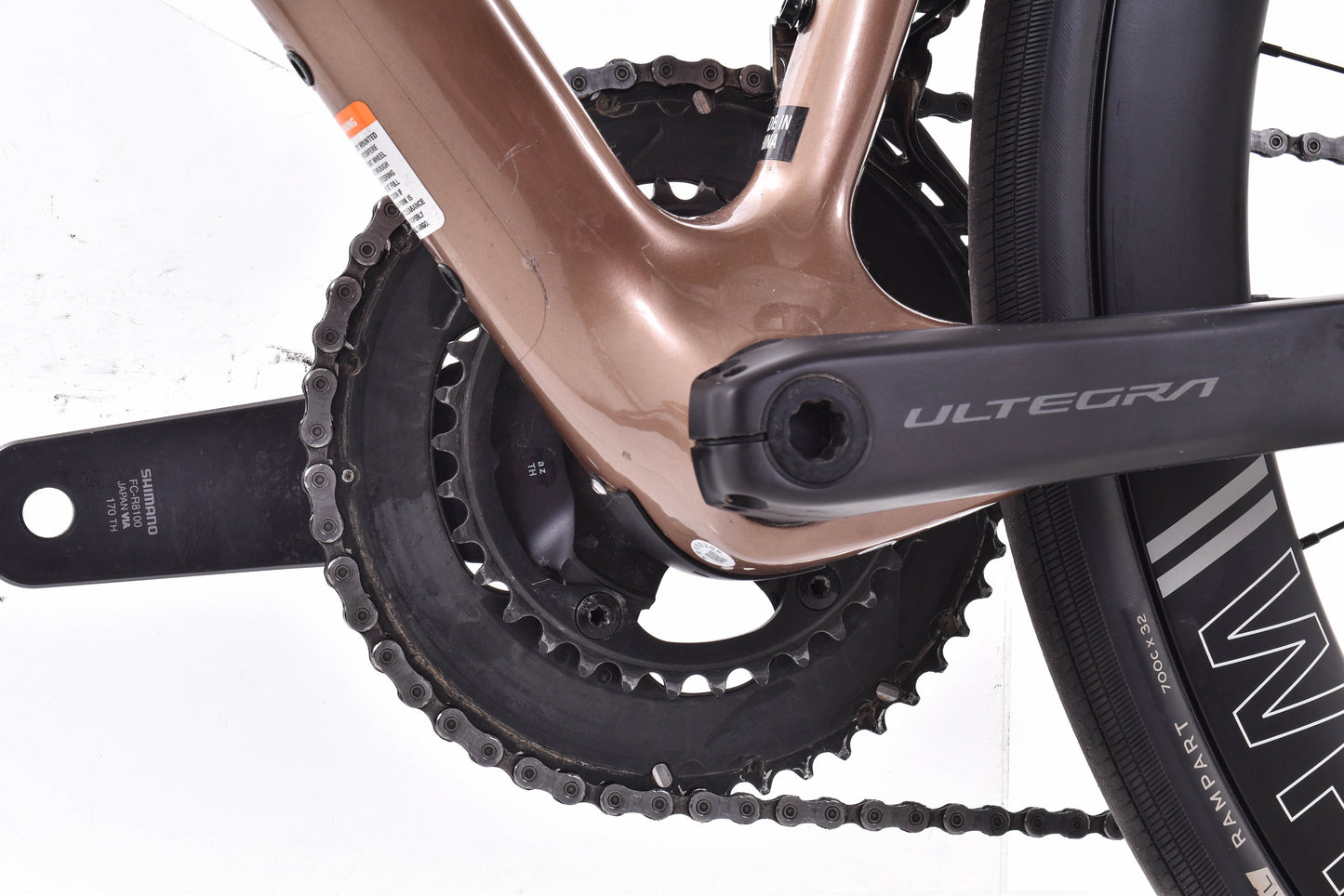 USED Salsa Warroad C Ultegra Di2 Road Bike - Carbon, Gold Fade, 54.5cm, Whisky, DT Swiss 350