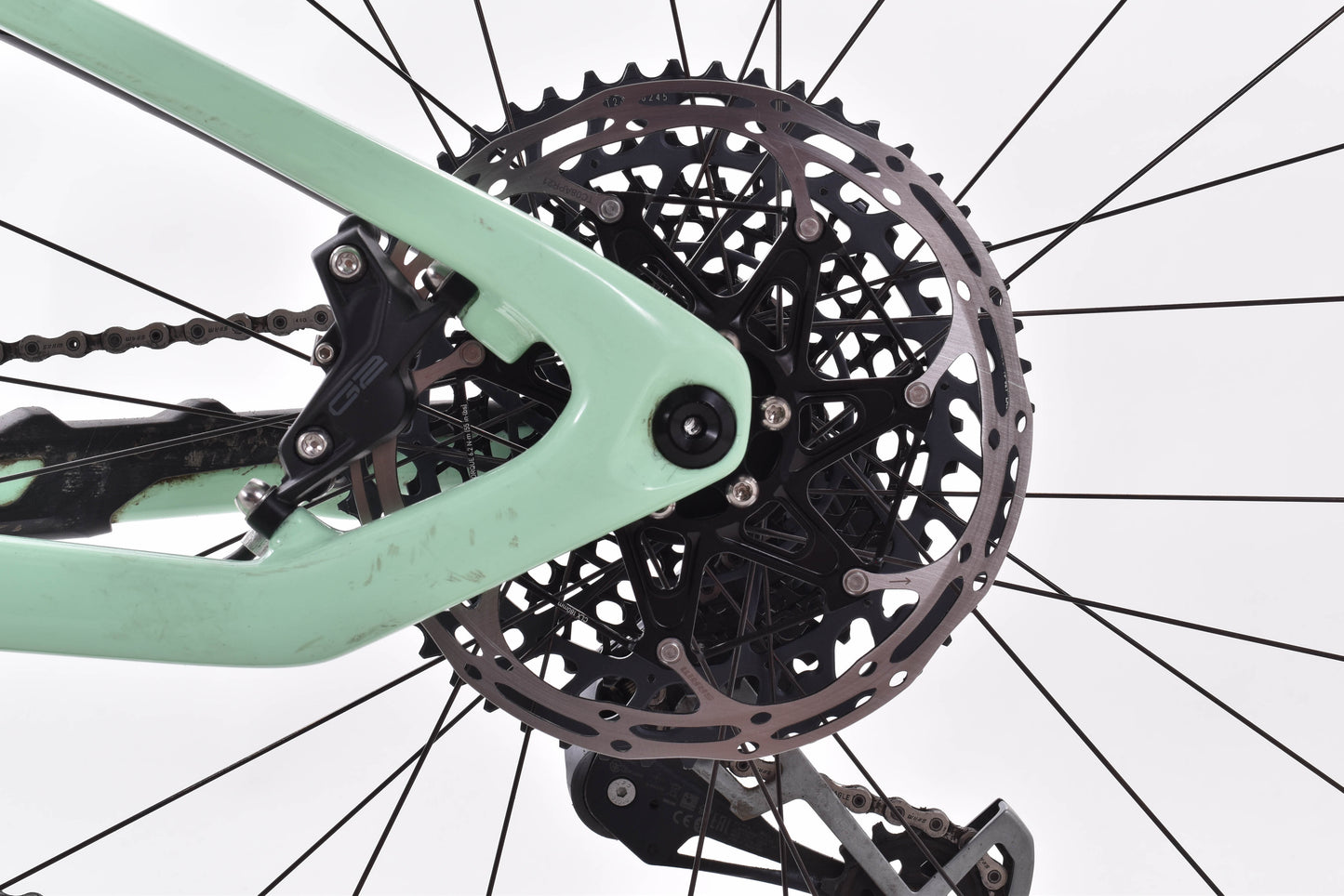 USED 2022 Specialized Stumpjumper Pro S4 Carbon Mountain Bike SRAM X01 AXS Eagle Roval Carbon Rims