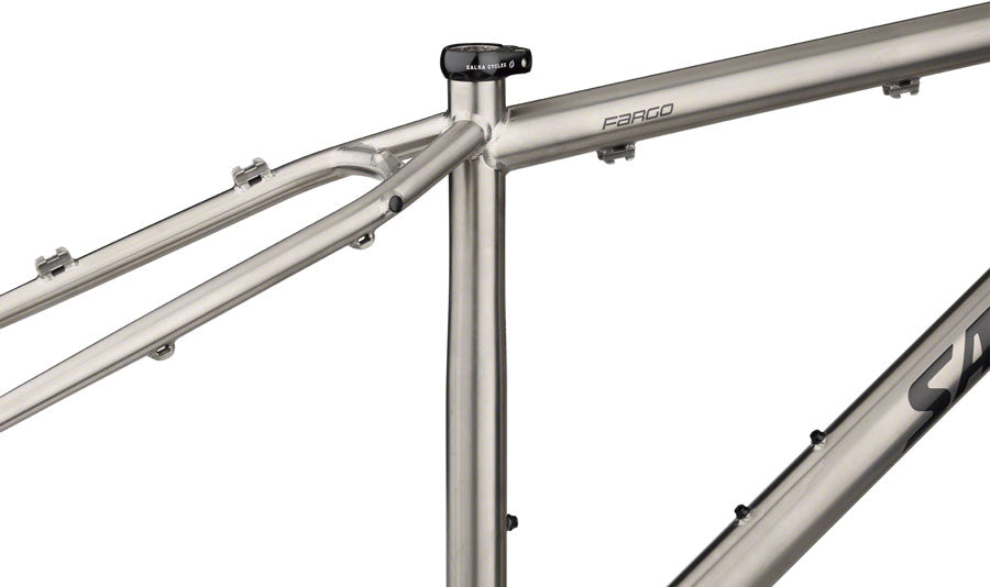 NEW Salsa Fargo Ti Bikepacking Gravel All-Road Frameset - 29", Titanium, Raw