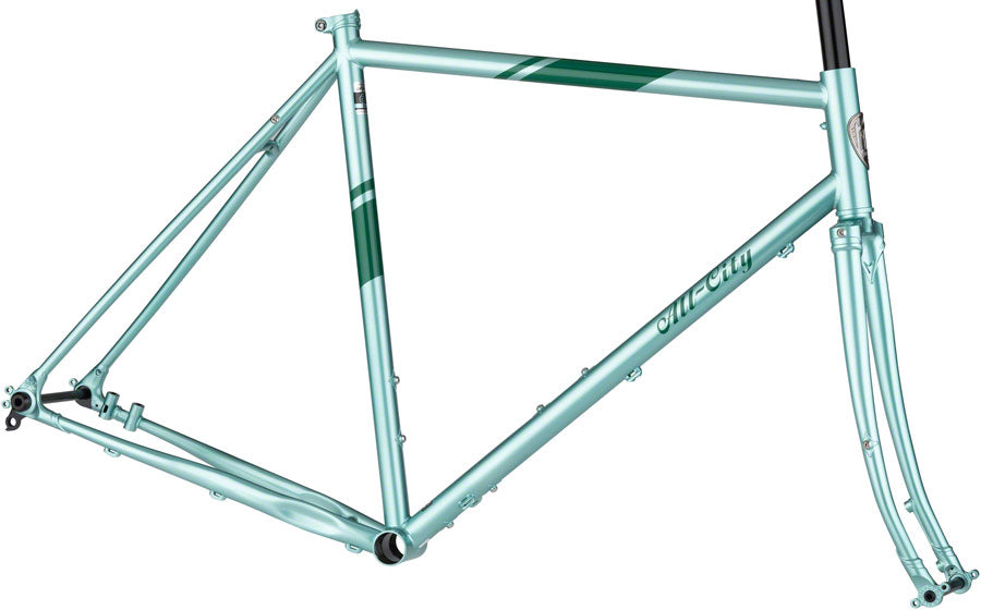 NEW* All-City Space Horse Frameset - 650b, Steel, Royal Mint, 43cm, GRADE A - LIKE NEW