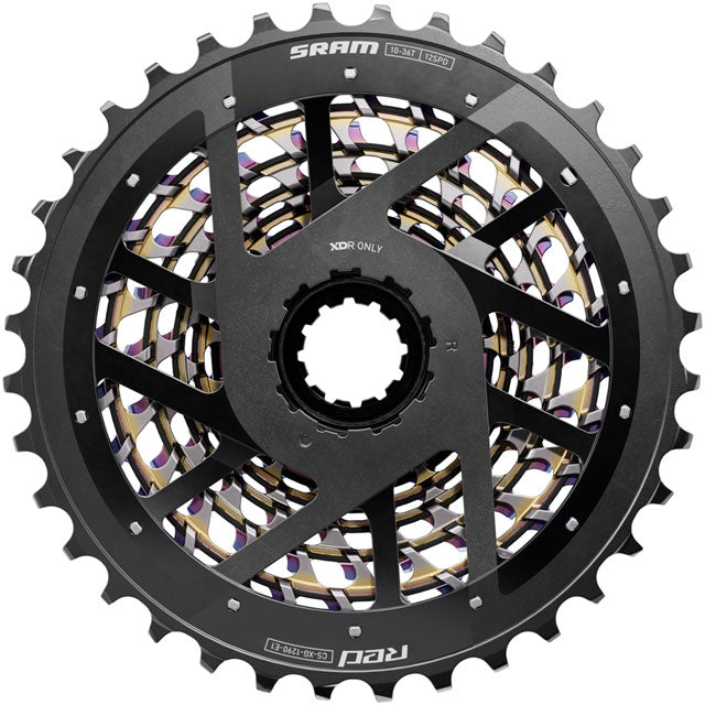 NEW SRAM RED XG-1290 Cassette - 12-Speed, For XDR Driver Body, E1