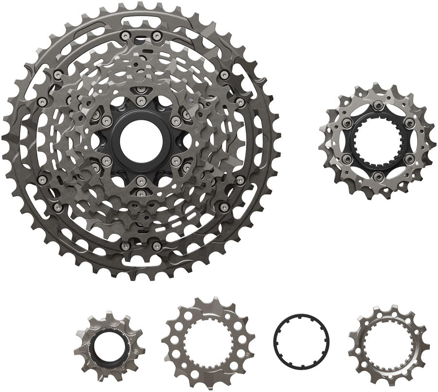 NEW Shimano XTR CS-M9200-12 Cassette - 12-Speed, Hyperglide+, Micro Spline, Gray