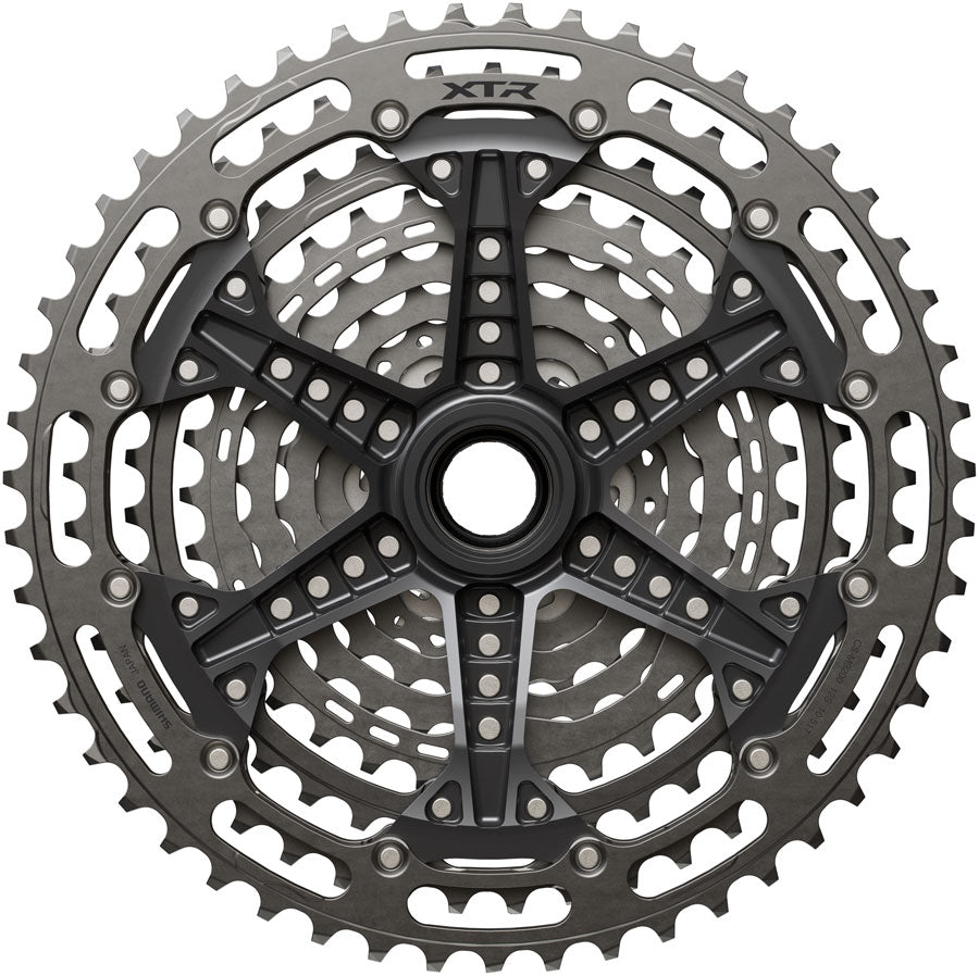 NEW Shimano XTR CS-M9200-12 Cassette - 12-Speed, Hyperglide+, Micro Spline, Gray
