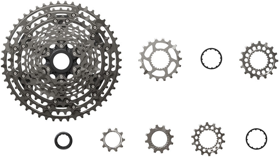 NEW Shimano XTR CS-M9200-12 Cassette - 12-Speed, Hyperglide+, Micro Spline, Gray