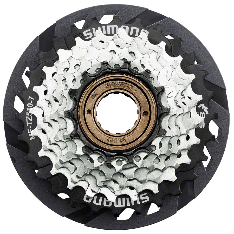 NEW Shimano MF-TZ510-7-CP Multi-Speed Freewheel - 7-Speed, 14-28t