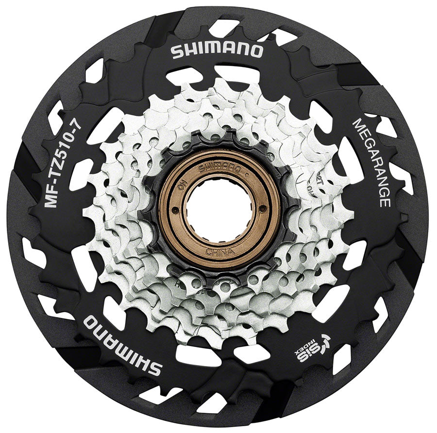 NEW Shimano MF-TZ510-7-CP Multi-Speed Freewheel - 7-Speed, 14-34t