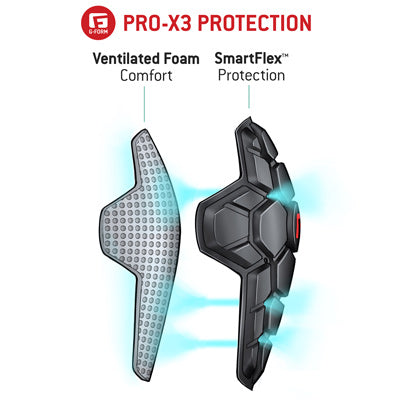 NEW G-Form Pro-X3 Youth Elbow Guards - Triple Black, Large/X-Large