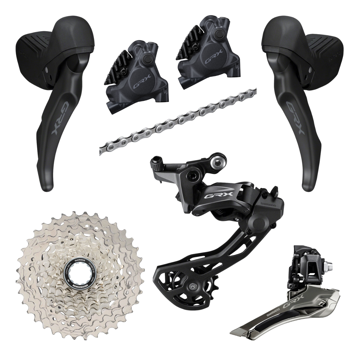 NEW Shimano GRX RX610 2x12 Mechanical Groupset - Gravel, All-Road