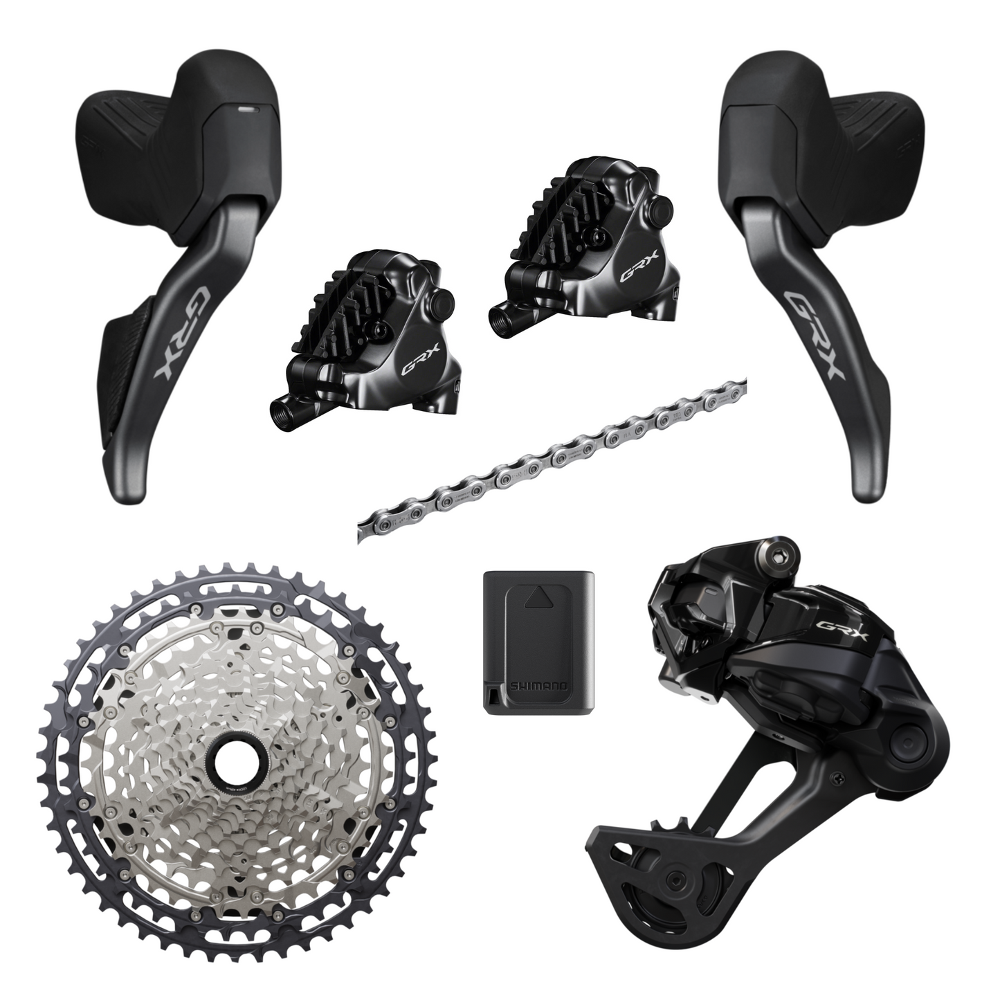NEW Shimano GRX RX827 1x12 Di2 Electronic Groupset - Gravel, All-Road
