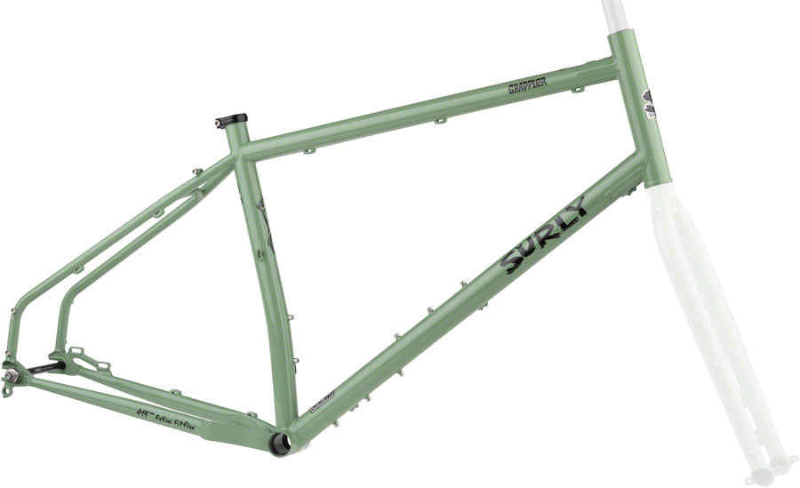 NEW* Surly Grappler Gravel Frame (No Fork) - 27.5, Steel, Sage Green, Large, GRADE A - LIKE NEW