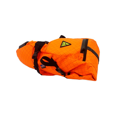 UPCYCLED Green Guru Hauler Saddle Bag - Ecopak - Orange