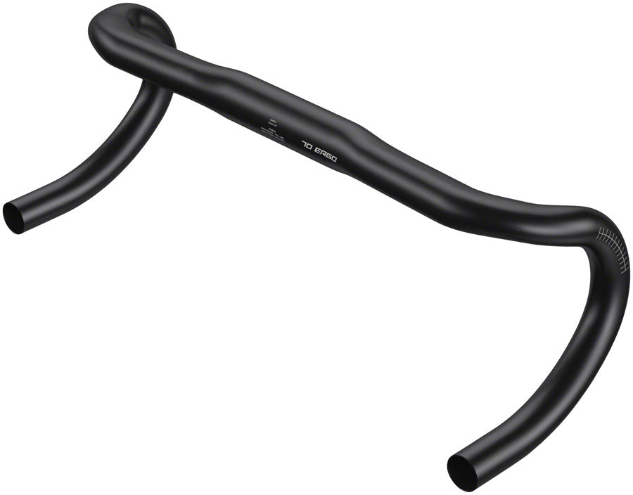 NEW Zipp Service Course 70 Ergo Drop Handlebar - Aluminum, 31.8mm, Bead Blast Black, B2