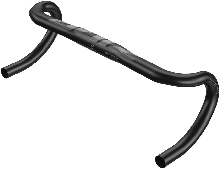 NEW Zipp Service Course SL-80 Ergo Drop Handlebar - Aluminum, 31.8mm, Matte Black, A2 - Around the Cycle