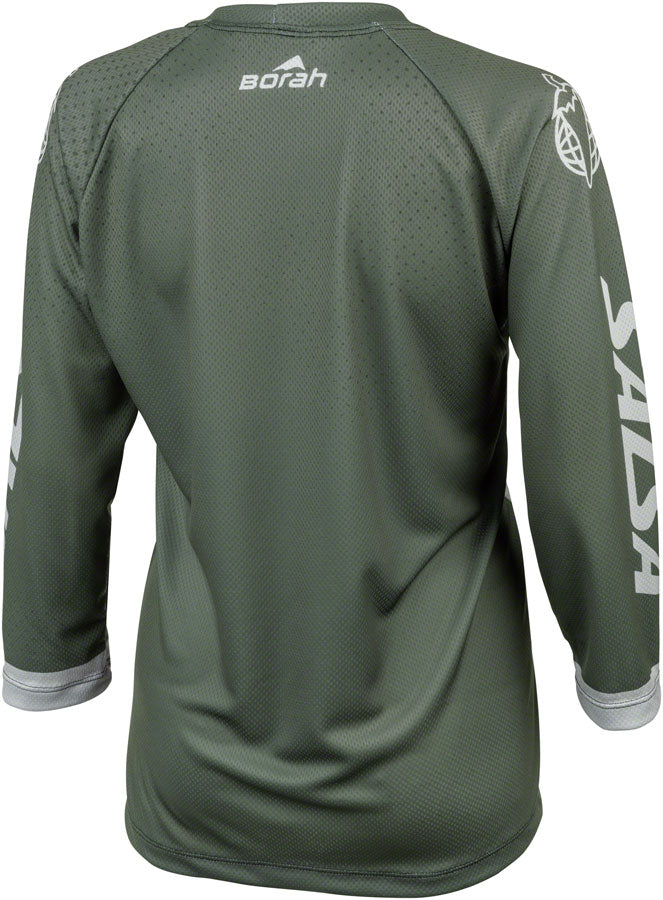 NEW Salsa Women's Fleet 3/4 MTB Jersey - Green, White - Around the Cycle