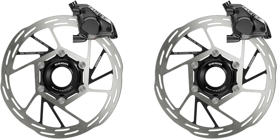 NEW SRAM Force eTap AXS Road Groupset - 2x12-Speed, HRD Shift/Brake Levers, FM Calipers, CL Rotors, Chain, F/R Derailleurs, E1