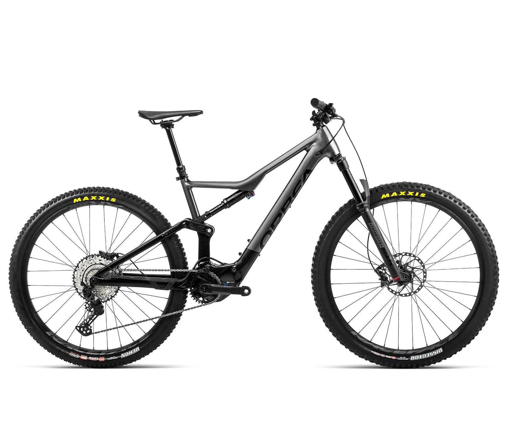 e mountainbikes 2022 DEMO 2022 Orbea Rise H30 20mph E-Mountain Bike Gray/Black XL