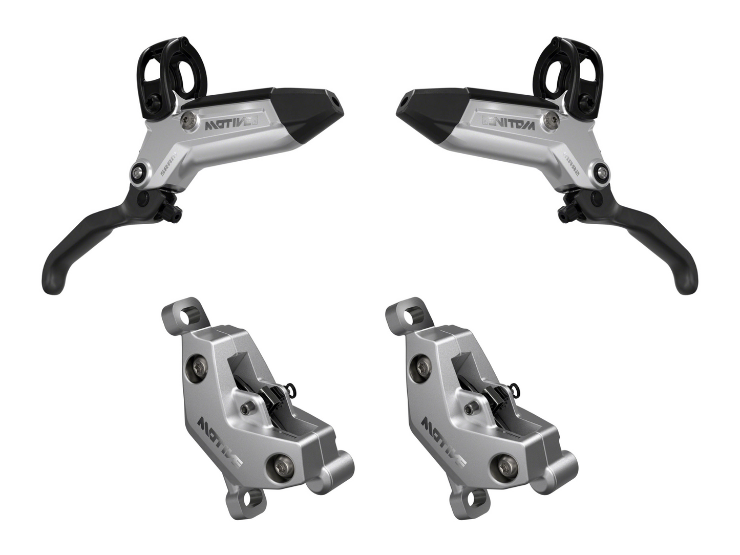 NEW SRAM Motive Ultimate 4-Piston Disc Brake and Lever - Front and Rear Set