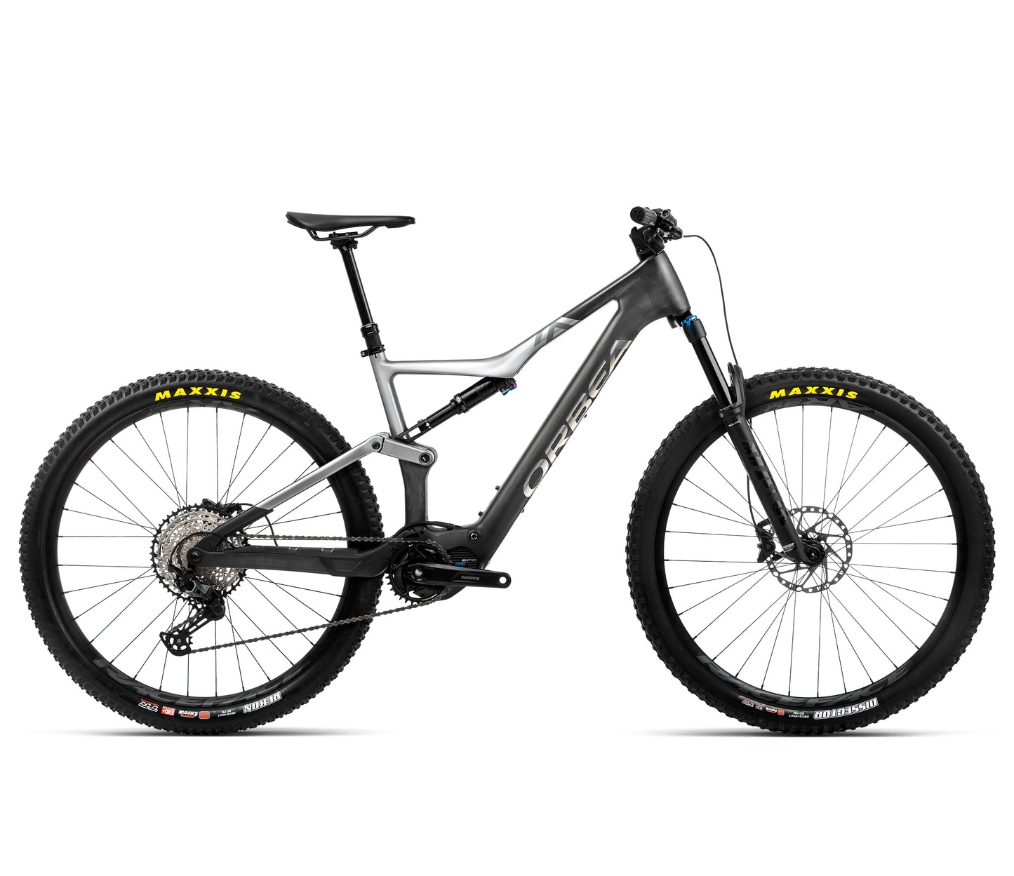 NEW 2023 Orbea Rise M20 Carbon E-Mountain Bike, EP801-RS, 360Whr
