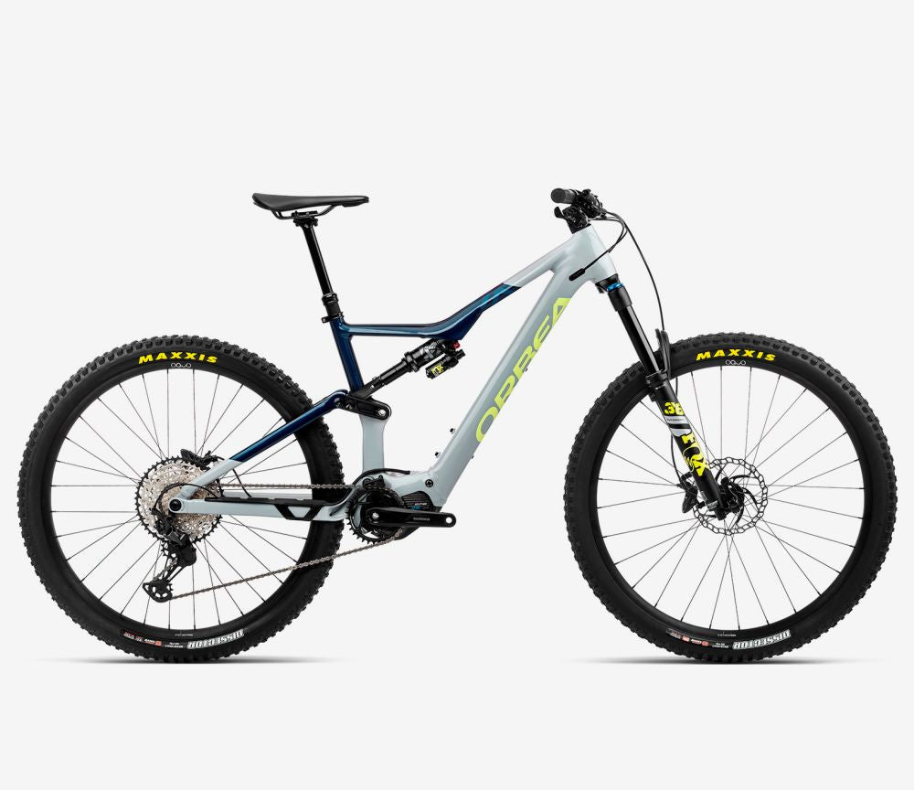 NEW 2023 Orbea Rise H10 20mph E-Mountain Bike Gray/Blue S, UPGRADED BUILD