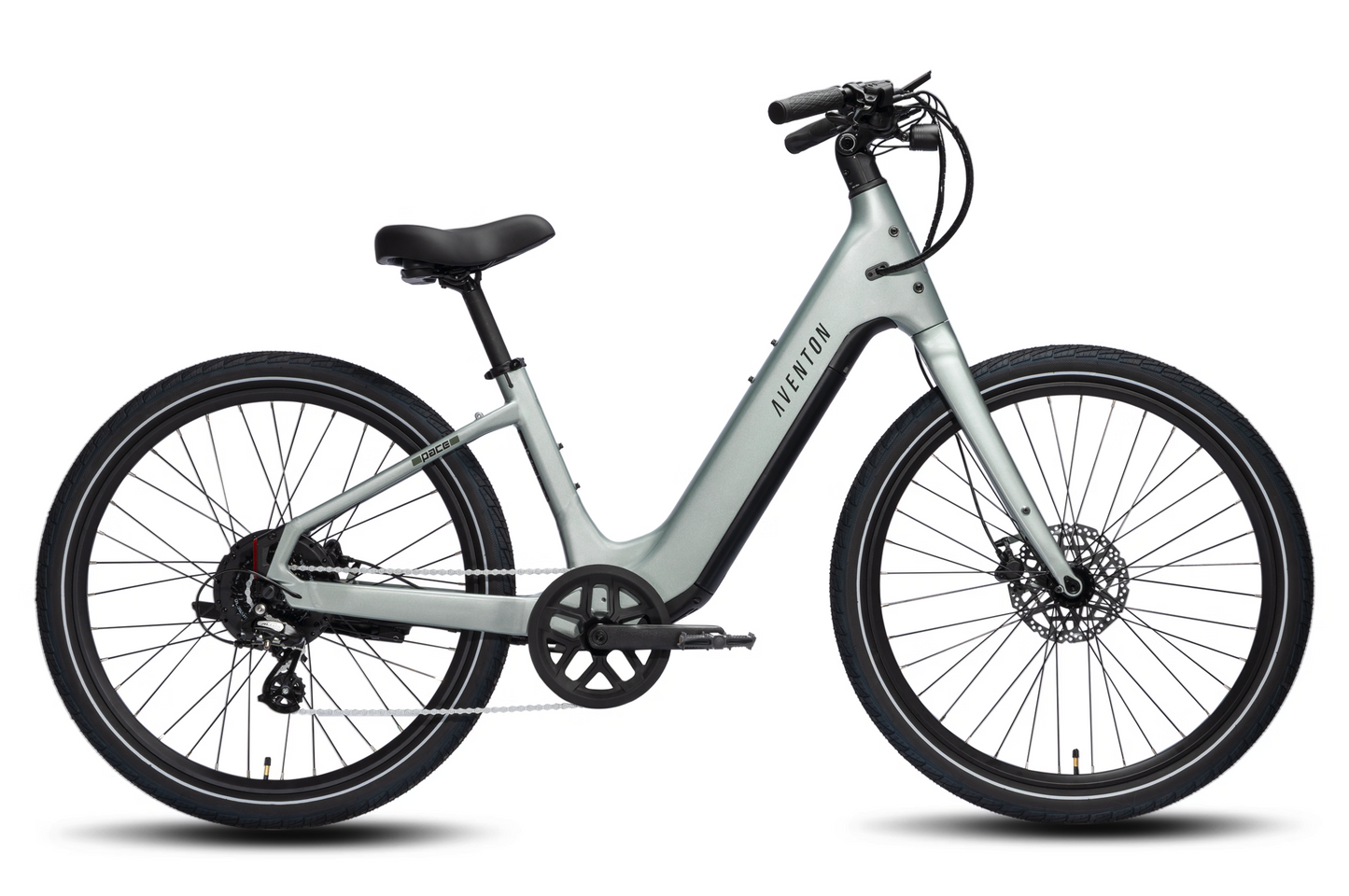 NEW Aventon Pace 5 Step-Through Electric Commuter Bike — 750W, 75mi Range, Regen Braking