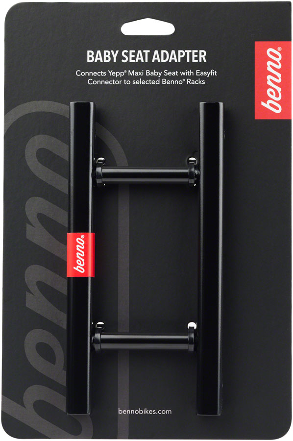 NEW Benno Yepp EasyFit Baby Seat Adapter - Fit Boost Evo 1-3, eJoy, eScout, Carry On, Black - Around the Cycle