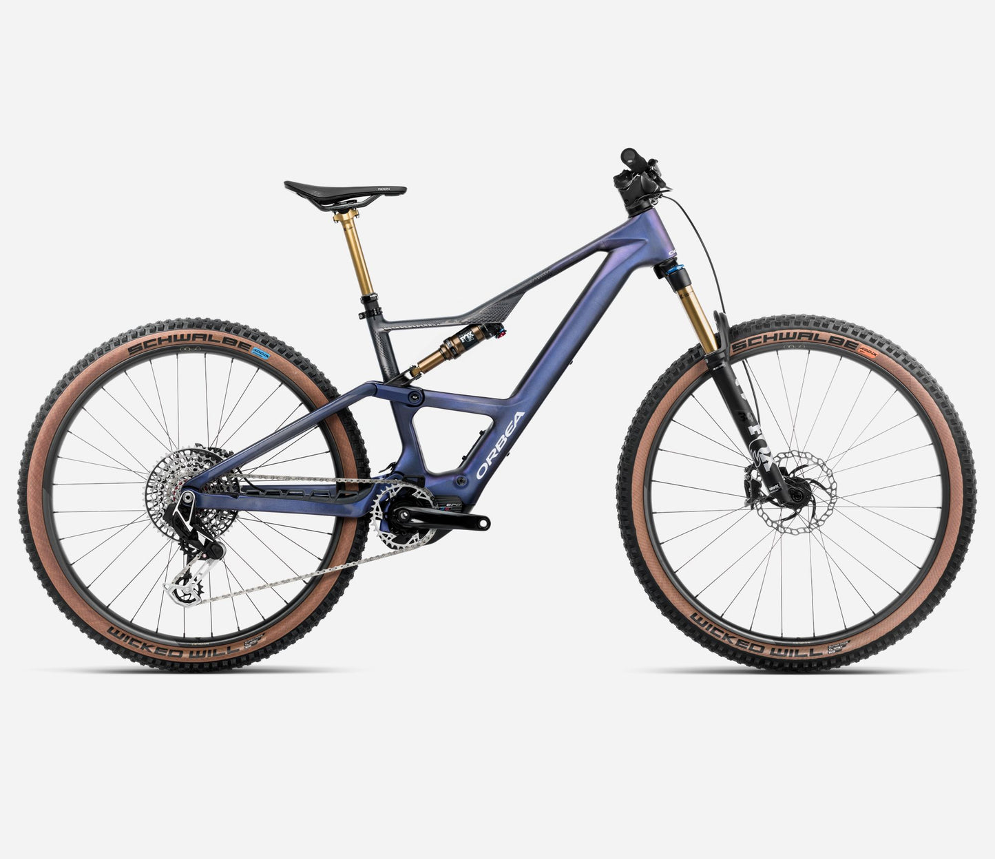 NEW 2025 Orbea Rise SL M-LTD Carbon 20mph E-Mountain Bike - SRAM XX Eagle Transmission AXS, Shimano EP801 RS Gen2 MC
