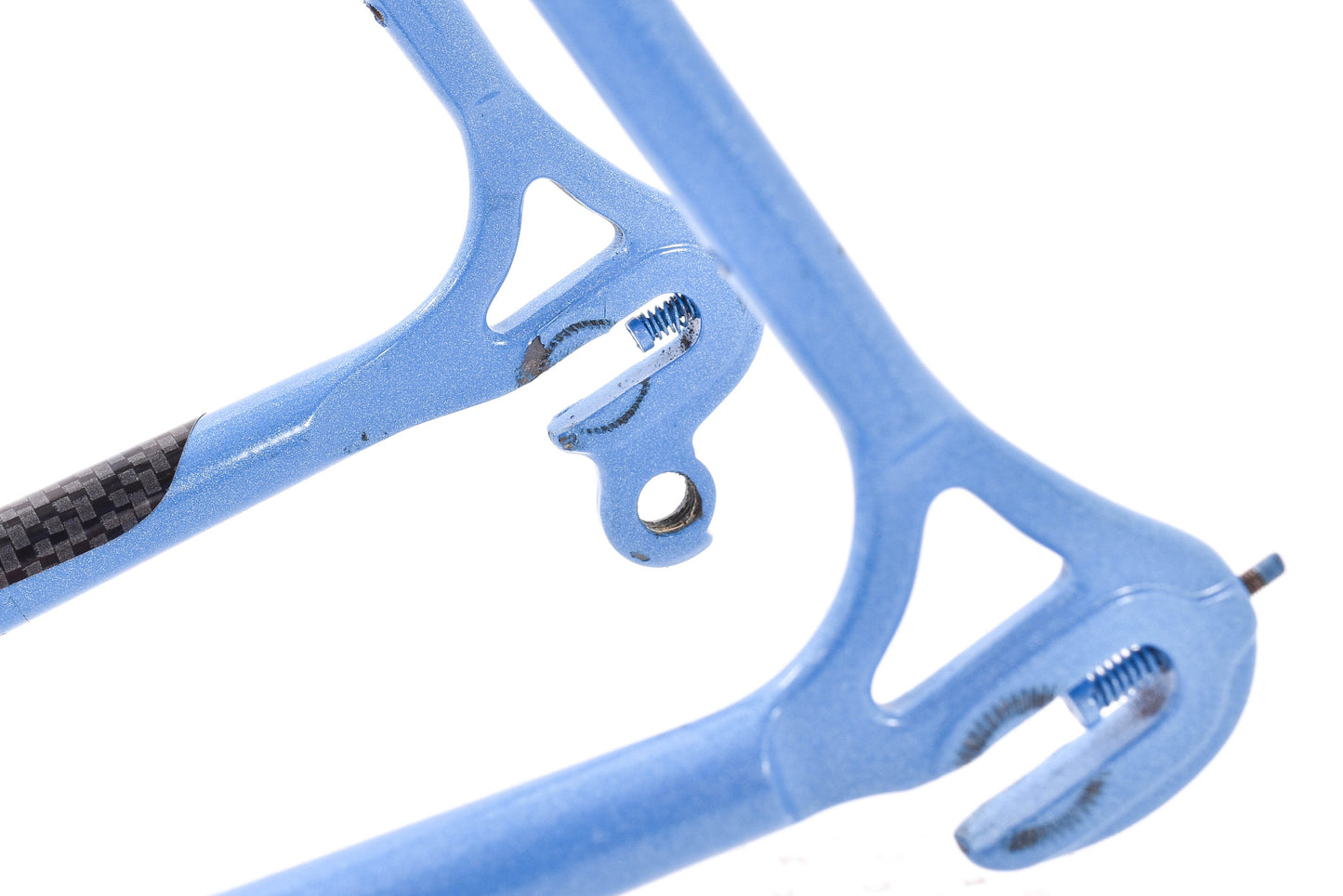 USED Schwinn Paramount Steel Road Frame 57cm Lugged Metallic Blue
