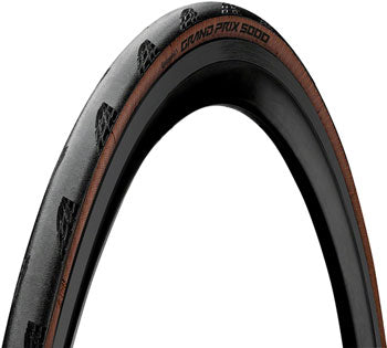 NEW Continental Grand Prix 5000 Tire - 700 x 25, Clincher, Folding, Black/Transparent, BlackChili, Vectran Breaker, LazerGrip, ACT